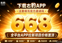 右豹APP正规吗，官方顶配邀请码是多少，短剧小说漫剧网盘推广副业怎么做